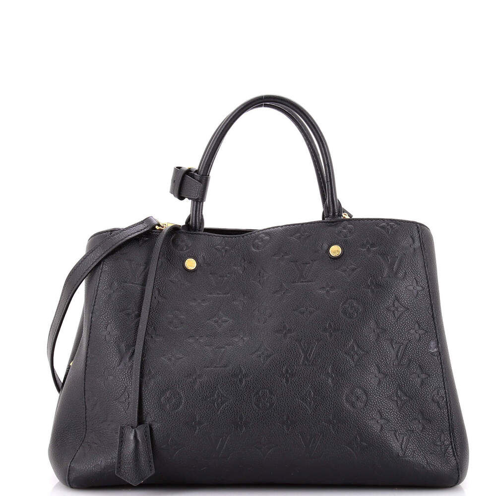 Louis Vuitton GM Montaigne Handbag Monogram Empreinte Leather